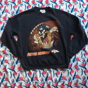 1997 Broncos Taz Crewneck - Sz XL